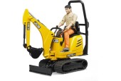 Bruder JCB mini graafmachine met machinist schaal: 1:16