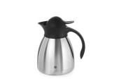 Hendi Pichet isotherme à double paroi 1L acier inoxydable/PP avec fermeture à pression noir