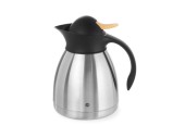 Hendi Pichet isotherme double paroi 1,5L acier inoxydable/PP avec fermeture à pression jaune