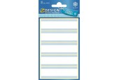 étiquette de congélateur Z-design Home 76x22mm 25 étiquettes blanc/bleu. Lot de 10 paquets