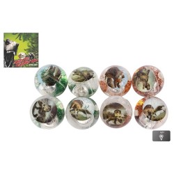Stuiterbal Dinosaurus Met Licht 6,5cm