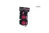 Set de protection Inline Skate 6 pièces rose/noir moyen