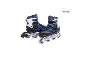 Patins à roues alignées bleu/noir abec7 cadre en aluminium réglable taille 31-34