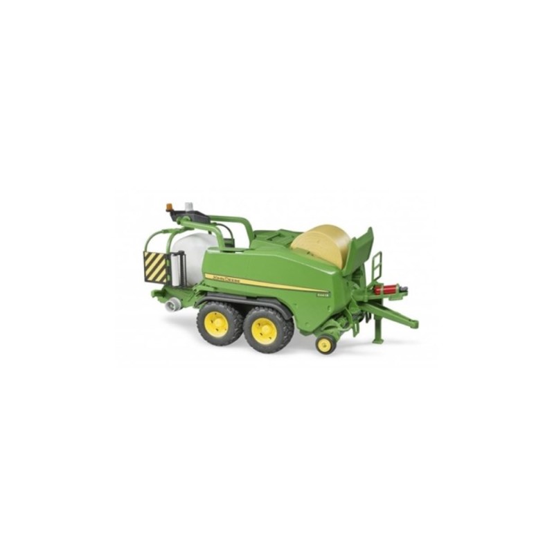 Enrubanneuse Bruder John Deere avec 1 balle de foin