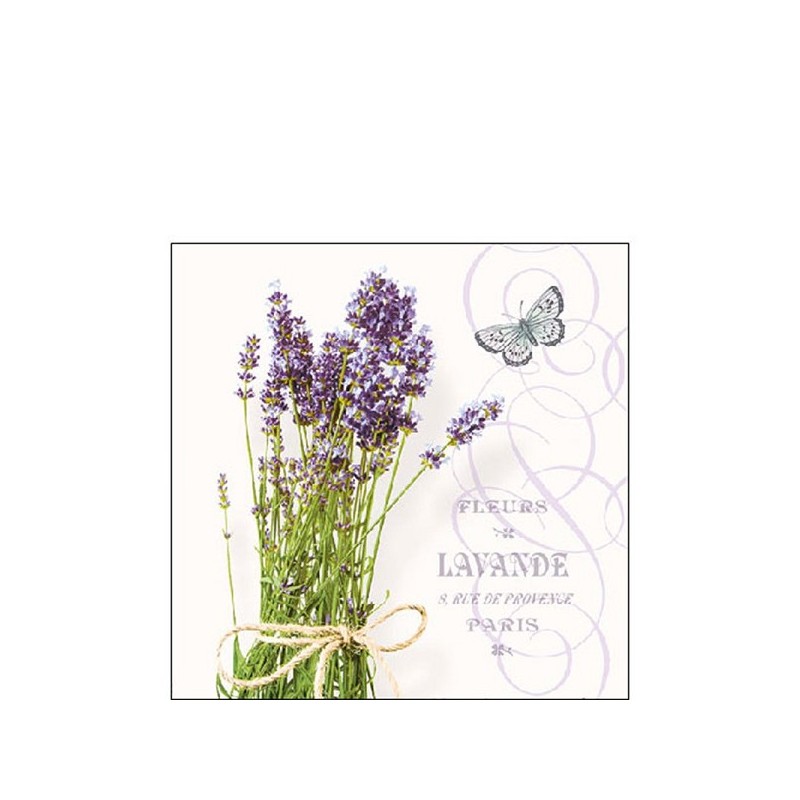 Ambiente Servetten 25x25cm Bunch Of Lavender