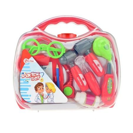 Toi Toys DOCTOR Coffret médecin avec accessoires + stéthoscope en étui