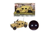 Toi Toys Friction voiture blindée camouflage sable 1:16 avec lumière et son