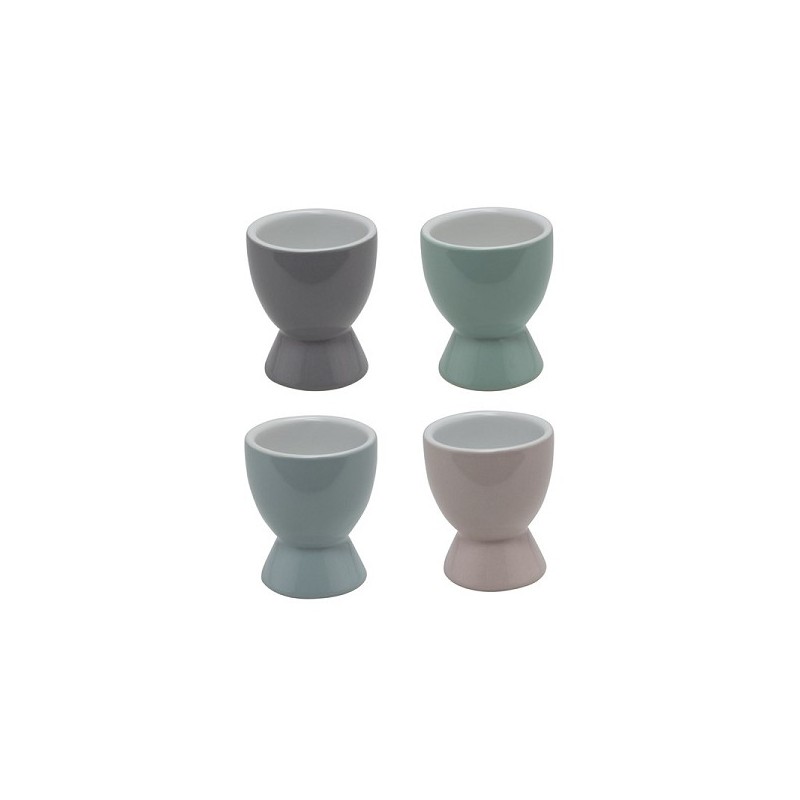 Coquetier porcelaine pastel Ø5x6,5cm