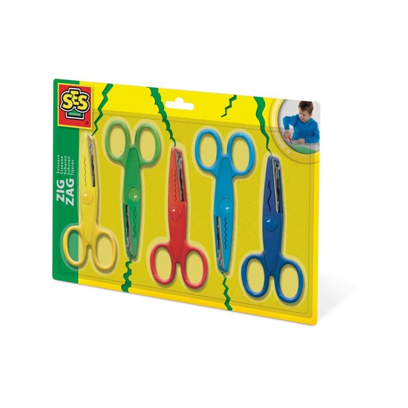 Six ciseaux Zigzag