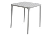 Table Porto plastique 65x65x70cm gris