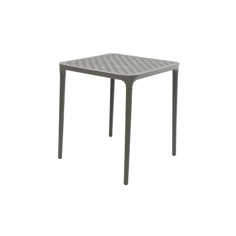 Tafel Porto kunststof 65x65x70cm antraciet