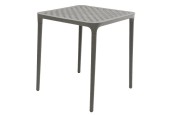 Table Porto plastique 65x65x70cm anthracite