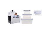Excellent Houseware Voorraaddozenset 3-delig 500/900/1500ml
