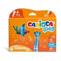 Carioca bébé nounours 6 feutres (dès 1 an)
