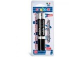 Carioca 2 marqueurs pour tableau blanc noir sur blister 6.0mm