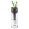 Pot de fleurs Esschert Design Bottle avec réservoir d'eau Ø7,5x21cm (hors plante)