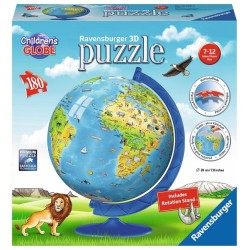 Ravensburger XXL 3D Puzzel Kinder Globe (180 stukjes)