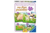 Ravensburger Animaux préférés Mon premier puzzle 2-4-6-8 pièces