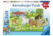 Ravensburger Op de manege 2x24 stukjes