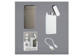 Briquet électrique rechargeable 3,5x7cm en coffret cadeau