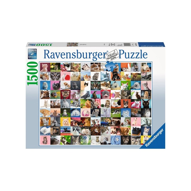 Ravensburger puzzel 99 Katten 1500 stukjes