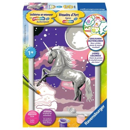 Ravensburger Schilderen op nummer Eenhoorn