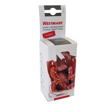 Westmark Fil de liaison pour viande BBQ 2x60m rouge/blanc