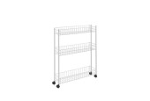 Metaltex Fino voorraadwagen op wielen 3-laags 56x16x72cm