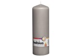 Bougie pilier Bolsius 200/68 gris chaud