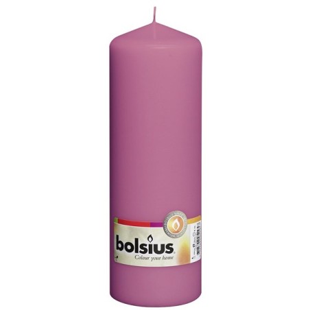 Bougie pilier Bolsius 200/68 fuchsia