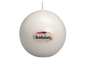 Bougie Bolsius Ball 70mm blanc