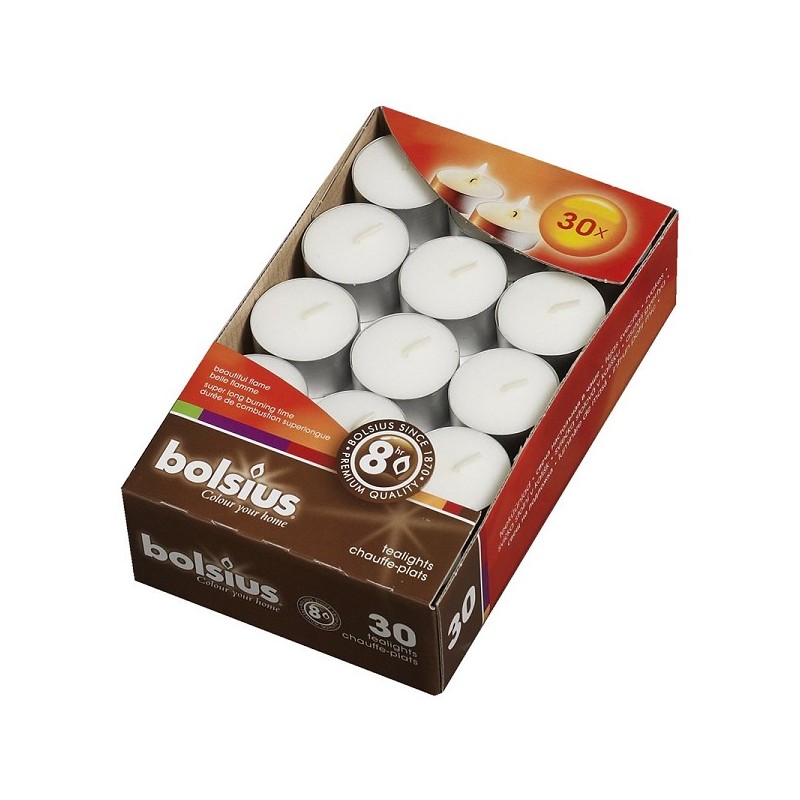 Bolsius Photophore 8u boîte de 30 pièces