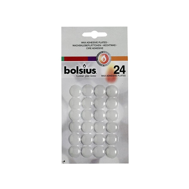 Bolsius Bonding cire rondes blister de 24 pièces
