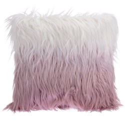Coussin fausse fourrure 45x45cm avec rembourrage