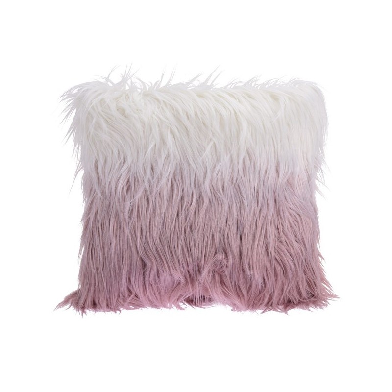 Coussin fausse fourrure 45x45cm avec rembourrage