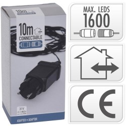 Adapter met 10 meter snoer voor BEGIN koppelverlichting van 31Volt