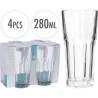 Excellent Houseware Ensemble de verres à boire 4 pièces 280ml