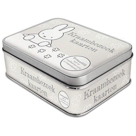 Nijntje Kraambezoekkaarten in blikje