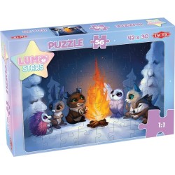 Puzzle Tactique Lumo Étoiles Au Bord du Feu - 56 Pièces