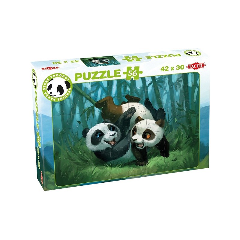 Puzzle Tactique Panda Étoiles Playtime - 56 pièces