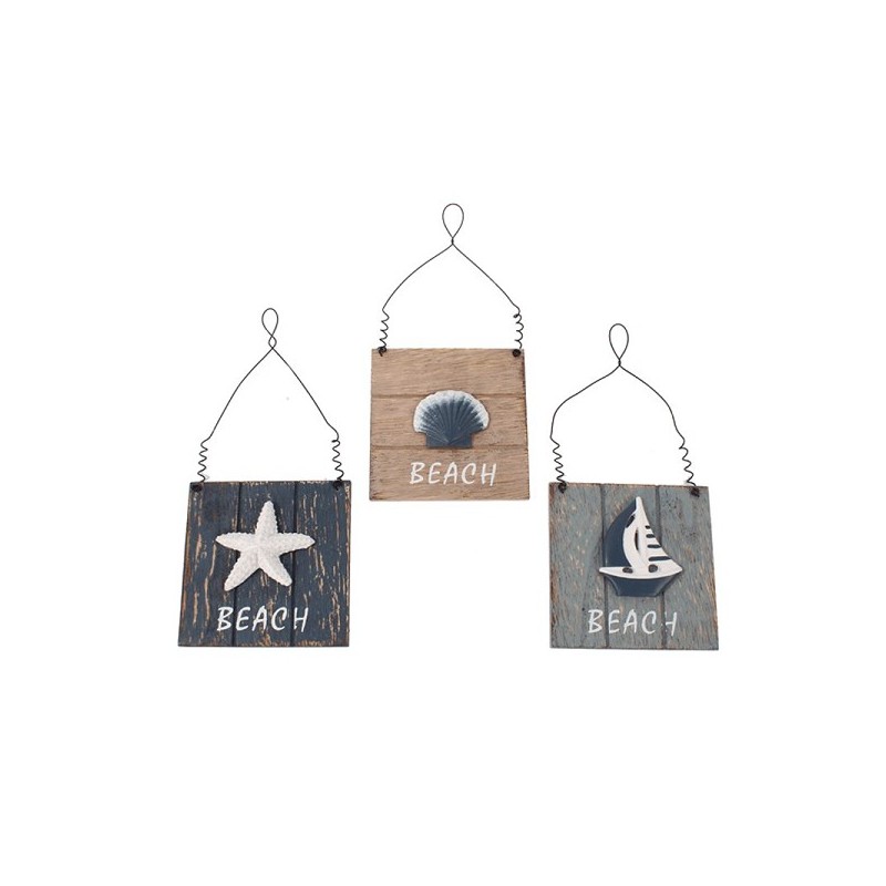 Decoratiebord hangend 10x10cm