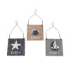 Decoratiebord hangend 10x10cm