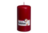 Bougie bloc Bolsius 150/80mm rouge vin