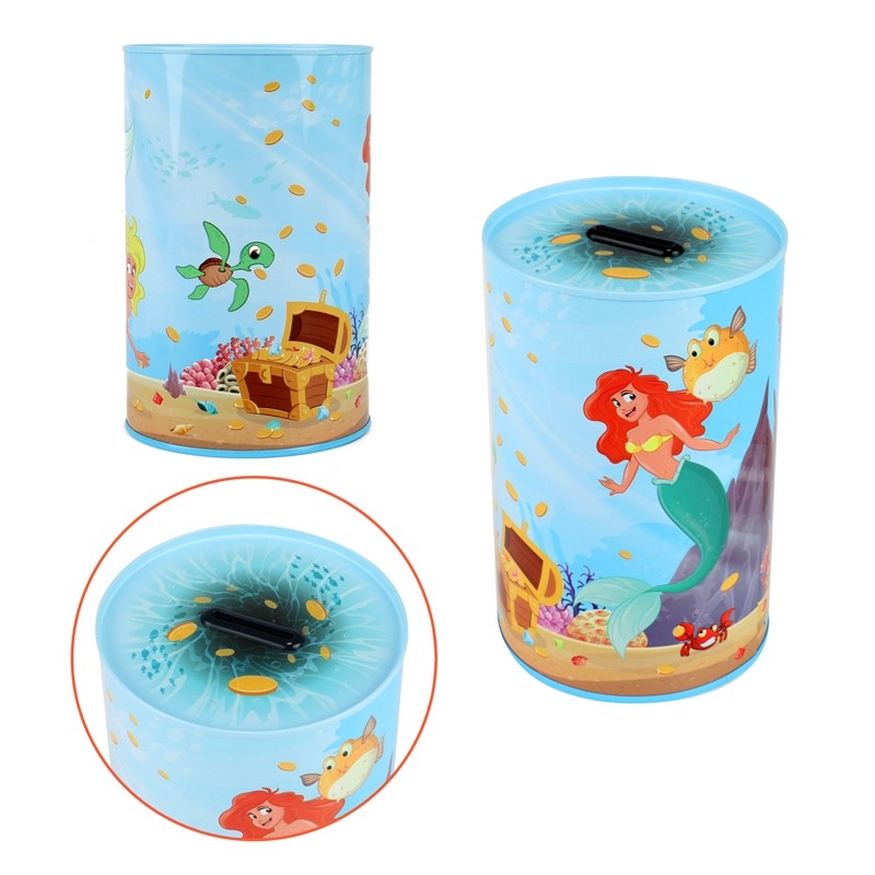 Toi Toys Mermaids Tirelire imprimée avec sirène