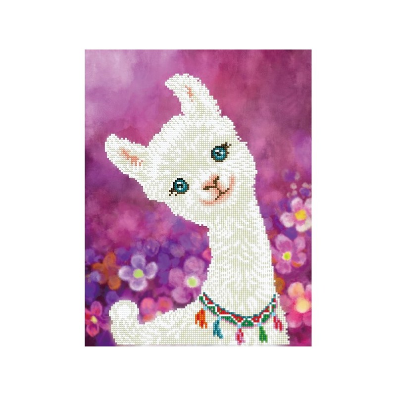 Diamond Dotz Lulu Lama 40x50cm Peinture diamant