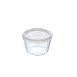 Pyrex COOK&FREEZE Ronde schaal glas met deksel 1,1L Ø17x9cm