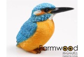 Farmwood Animals Statue de jardin martin-pêcheur 12,5x6x10cm