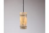 Lamp bamboelook 9x9x26cm