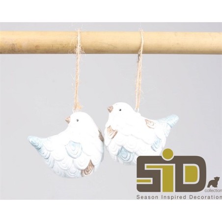 Oiseau suspendu 6,5x,5x6,5cm