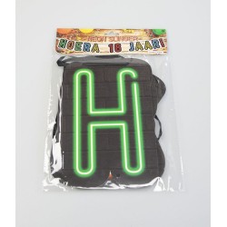 Paperdreams Neon Slinger 5m - Hoera 16 jaar!